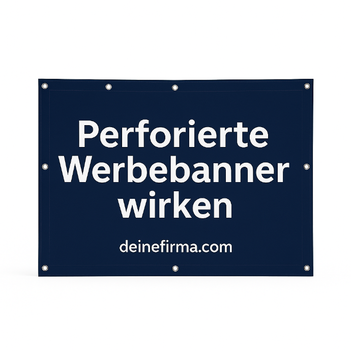 perforierte Werbebanner